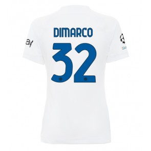 Inter Milan Federico Dimarco #32 Replika Udebanetrøje Dame 2023-24 Kortærmet